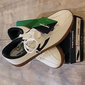 Tretorn Nylite Canvas White/Navy, Size 9